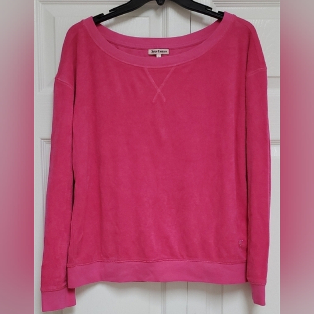 Juicy Couture Terry Boat Neck Pullover